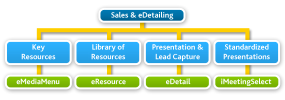 sales and eDetail solution flow chart
